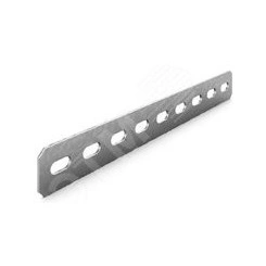 Соединитель проволочного лотка перфорированный 28х230, толщ. 2,0 мм, Сендзимир цинк
