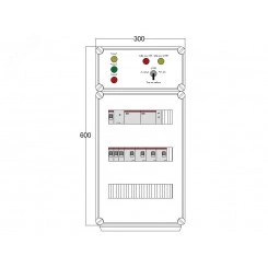 Щит управления электрообогревом DEVIbox HS 4x2700 D330 (в комплекте с терморегулятором и датчиком температуры) Щит управления электрообогревом DEVIbox HS 4x2700 D330 (в комплекте с терморегулятором и датчиком температуры)