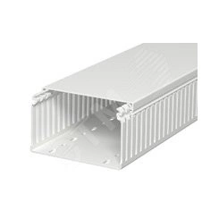 Распределительный кабельный канал LKVH N 75x125x2000 мм (светло-серый) Распределительный кабельный канал LKVH N 75x125x2000 мм (светло-серый)