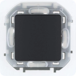 Механизм переключателя 1-кл. Inspiria 10А IP44 250В 10AX антрацит Leg 673673