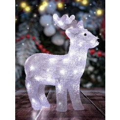 Фигура акриловая "Олень" ENIOF - 15 50 LED 10 мерцающих LED 31х13х37см IP20 Эра Б0051953 Фигура акриловая "Олень" ENIOF - 15 50 LED 10 мерцающих LED 31х13х37см IP20 Эра Б0051953