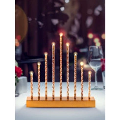 Светильник декоративный новогодний ENGS-09 "Инсталяция Свечи" 24.8х5.7х25.3см 3хAA IP20 Эра Б0051935 Светильник декоративный новогодний ENGS-09 "Инсталяция Свечи" 24.8х5.7х25.3см 3хAA IP20 Эра Б0051935