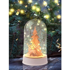 Светильник декоративный новогодний "Рождество" EGNDS-04 тепл. бел. 20 LED h=18см 3хАА IP20 Эра Б0051937 Светильник декоративный новогодний "Рождество" EGNDS-04 тепл. бел. 20 LED h=18см 3хАА IP20 Эра Б0051937