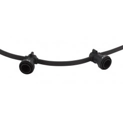 Гирлянда Белт Лайт 30м шаг 50см IP65 E27 220В кауч. изол. набор Эра ERABL-K30