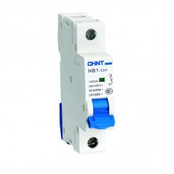 Выключатель автоматический модульный 1п D 50А 10кА NB1-63H (R) CHINT 179806 Выключатель автоматический модульный 1п D 50А 10кА NB1-63H (R) CHINT 179806