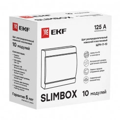 Щит ЩРН-П-10 "SlimBox" IP41 бел. дверца PROxima EKF sb-n-10w Щит ЩРН-П-10 "SlimBox" IP41 бел. дверца PROxima EKF sb-n-10w