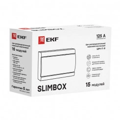 Щит ЩРН-П-15 "SlimBox" IP41 бел. дверца PROxima EKF sb-n-15w Щит ЩРН-П-15 "SlimBox" IP41 бел. дверца PROxima EKF sb-n-15w