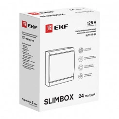 Щит ЩРН-П-24 "SlimBox" IP41 бел. дверца PROxima EKF sb-n-24w Щит ЩРН-П-24 "SlimBox" IP41 бел. дверца PROxima EKF sb-n-24w