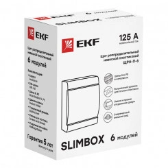 Щит ЩРН-П-6 "SlimBox" IP41 бел. дверца PROxima EKF sb-n-6w Щит ЩРН-П-6 "SlimBox" IP41 бел. дверца PROxima EKF sb-n-6w