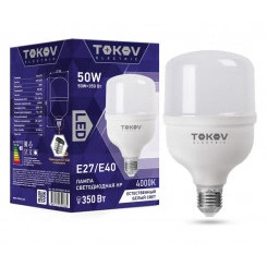 Лампа светодиодная 50Вт HP 4000К Е40/Е27 176-264В TOKOV ELECTRIC TKE-HP-E40/E27-50-4K Лампа светодиодная 50Вт HP 4000К Е40/Е27 176-264В TOKOV ELECTRIC TKE-HP-E40/E27-50-4K
