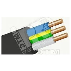 Кабель силовой ВВГ-Пнг(А)-LSLTx 3х4 (N.PE)-0.660 однопроволочный (бухта)