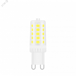 Лампа светодиодная LED 3 Вт 240 Лм 3000К теплая G9 пластик AC 220-240 В капсула Elementary Gauss (14913)
