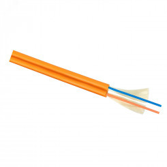 Кабель волоконно-оптический 50/125 (OM2) многомодовый, 2 волокна, плотное буферное покрытие (tight buffer), zip cord, для внутренней прокладки ( -25C ~ +50), LSZH, оранжевый, (F50020200O) (TB-ZIP-5-02T-LSZH-IN-25)