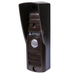 Видеопанель вызывная накладная, 4-х проводная, с  ИК подветкой до 0,6м AVP-505 (PAL) коричневый (AVP-505 (PAL) коричневый)