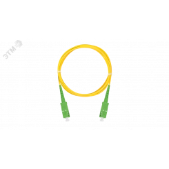 Шнур оптический соединительный SM 9/125 OS2 SC/APC-SC/APC одинарный LSZH 2мм желтый 5м (NMF-PC1S2C2-SCA-SCA-005-R) Шнур оптический соединительный SM 9/125 OS2 SC/APC-SC/APC одинарный LSZH 2мм желтый 5м (NMF-PC1S2C2-SCA-SCA-005-R)