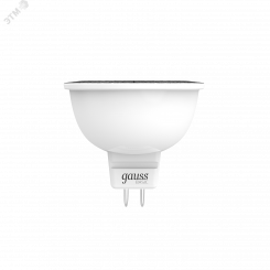 Лампа светодиодная LED 6.5 Вт480 Лм 4100К белая GU5.3 MR16 Basic Gauss (1013527)