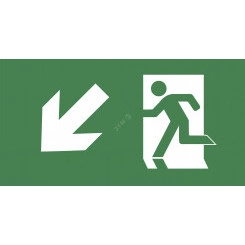 Пиктограмма ВЫХОД/стрелка налево вниз PVC для ССА 3000 (LPC10-2-30-15-NALVN) Пиктограмма ВЫХОД/стрелка налево вниз PVC для ССА 3000 (LPC10-2-30-15-NALVN)