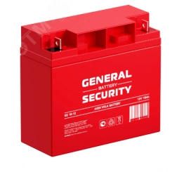 Аккумулятор GS 12В 18Ач (GS18-12 GENERAL SECURITY) Аккумулятор GS 12В 18Ач (GS18-12 GENERAL SECURITY)
