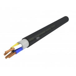 Кабель силовой ППГнг(А)-HF 4х4ок(N)-0.66 однопроволочный черный (барабан)