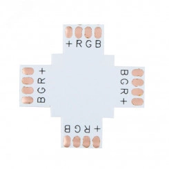 Плата соединительная (X) для RGB светодиодных лент шириной 10 мм LAMPER (etm144-129)