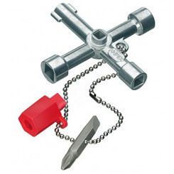 4-лучевой крестовой ключ для стандартных шкафов и систем запирания L-76 мм KN-001103 (KN-001103)