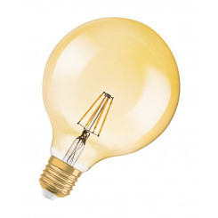 Лампа светодиодная LED 7W Е27 Vintage 1906 CL GLOBE125,филамент,GOLD(замена 55Вт),теплый, золотистая Osram (4058075809406)