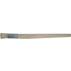 Кисть узкая, натуральная светлая щетина, деревянная ручка 10 мм (1244)