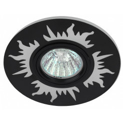 DK LD30 BK Точечные светильники ЭРА декор cо светодиодной подсветкой MR16, 220V, max 11W, черный (Б0036498)