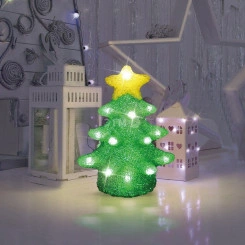 Акриловая домашняя светодиодная фигура Елочка 15х15х22 см, 20 светодиодов, батарейки 2хAA (не входят в комплект) NEON-NIGHT (513-322) Акриловая домашняя светодиодная фигура Елочка 15х15х22 см, 20 светодиодов, батарейки 2хAA (не входят в комплект) NEON-NIGHT (513-322)