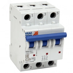 Выключатель автоматический трехполюсный 13А C 6кА AC OptiDin BM63-3C13-УХЛ3 (260790) Выключатель автоматический трехполюсный 13А C 6кА AC OptiDin BM63-3C13-УХЛ3 (260790)
