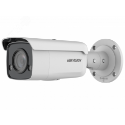 Видеокамера IP 2Мп уличная цилиндрическая с LED-подсветкой до 60м (4мм) (DS-2CD2T27G2-L(C)(4mm))