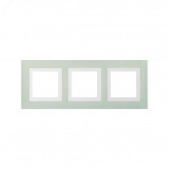 Рамка из натурального стекла, ''Avanti'', светло-зеленая, 6 модулей (4406826)