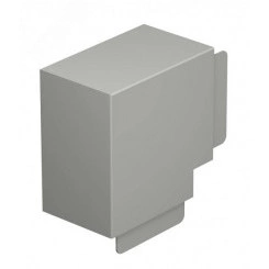 Крышка плоского угла кабельного канала WDK 100x130 мм (ПВХ, серый) (WDK HF100130GR) Крышка плоского угла кабельного канала WDK 100x130 мм (ПВХ, серый) (WDK HF100130GR)