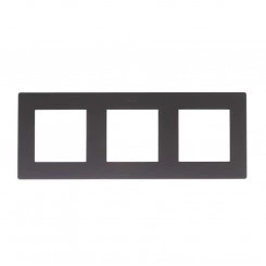 Рамка 3-м Simon24 графит 2400630-038 Рамка 3-м Simon24 графит 2400630-038