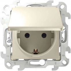 Розетка 1-м СП Simon24 Push&Go 16А IP44 2P+E механизм сл. кость Simon 2420448-031