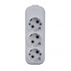 Колодка удлинителя 3-м 16А с заземл. АБС-пластик бел. TOKOV ELECTRIC TKE-C01-KU3-Z