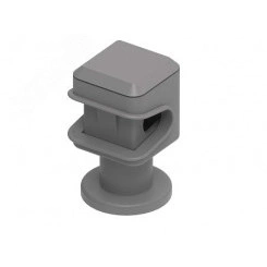 Держатель пластиковый для быстрого монтажа круглых проводников 8 мм, М6, коричневый. Материал - пластик. Держатель пластиковый для быстрого монтажа круглых проводников 8 мм, М6, коричневый. Материал - пластик.