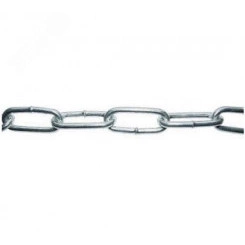 Цепь DIN766 4мм короткозвенная оцинкованная (5м)