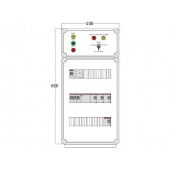 Щит управления электрообогревом DEVIBOX HR 4x4400 D316 (в комплекте с терморегулятором и датчиком температуры) Щит управления электрообогревом DEVIBOX HR 4x4400 D316 (в комплекте с терморегулятором и датчиком температуры)