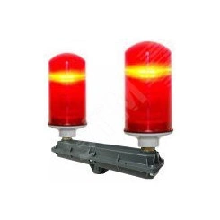 Сдвоенный заградительный огонь СДЗО-05-1*2 >10Cd  тип А220V AC  IP54