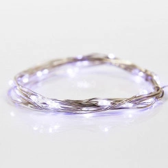 Гирлянда домашняя Роса с прищепкой 3 м, 30 LED, белое свечение, 2хCR2032 в комплекте NEON-NIGHT