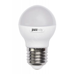 Лампа светодиодная LED 9w E27 4000K шар Jazzway