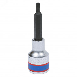 Насадка (бита) торцевая 1/2', TORX, T20, L = 80 мм, с отверстием