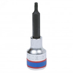 Насадка (бита) торцевая 1/2', TORX, T20, L = 80 мм, с отверстием Насадка (бита) торцевая 1/2', TORX, T20, L = 80 мм, с отверстием