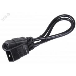 Кабель электропитания PDU 3х1,5 3М с разъёмами С19-C20 Кабель электропитания PDU 3х1,5 3М с разъёмами С19-C20