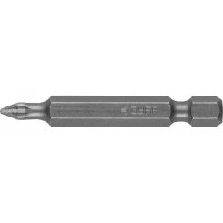 Биты ''Мастер'' кованые, хромомолибденовая сталь, тип хвостовика E 1/4'', PH1, 50мм, 2шт