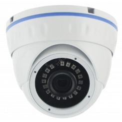 Видеокамера AHD/TVI/CVI 2.4Мп купольная с ИК-подсветкой до 20м (2.8мм)