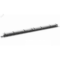 Органайзер кабельный вертикальный, 47U, для шкафов серий TFR-R, TFI-R и TFA, Ш97хГ110мм, металлический, с пластиковыми пальцами, с крепежом, цвет серый
