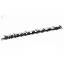 Органайзер кабельный вертикальный, 47U, для шкафов серий TFR-R, TFI-R и TFA, Ш97хГ110мм, металлический, с пластиковыми пальцами, с крепежом, цвет серый