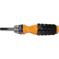 Отвертка 6 CrV бит, оранжевая ручка с антискользящей накладкой